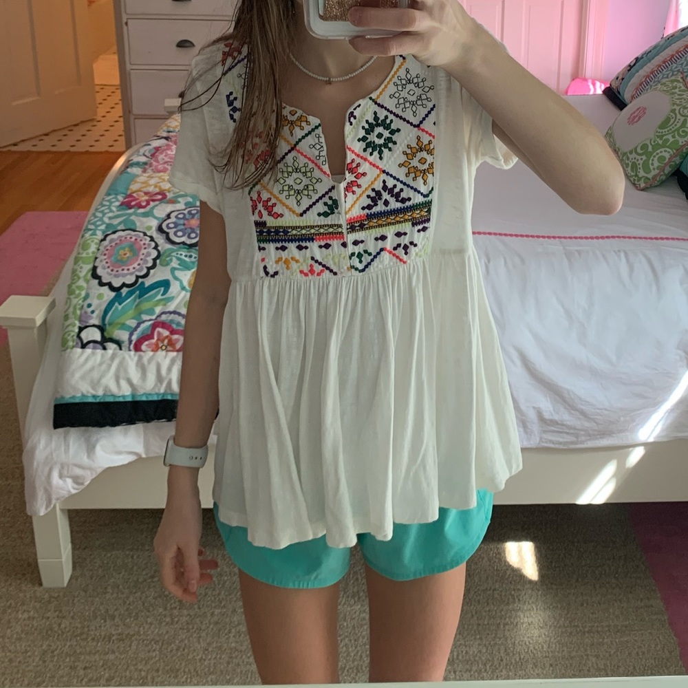 Embroidered Top